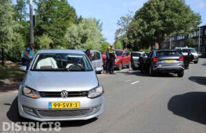 Forse schade na ongeval Kamperfoeliestraat Den Haag