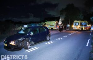 Meerdere gewonden bij flinke aanrijding tussen twee auto’s Madepolderweg Den Haag