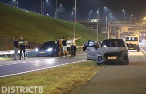 Afrit afgesloten na grote vechtpartij op snelweg A12 Nootdorp