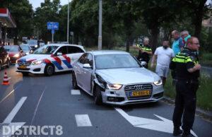 Automobilist gewond na aanrijding Middachtenweg Den Haag