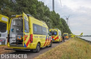 Wielrenners gewond bij aanrijding op fietspad langs Het Scheur Hoek van Holland