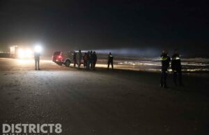Hulpdiensten rukken groots uit voor zoekactie op zee Strandweg Den Haag