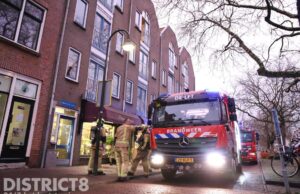 Brandweer blust brandje in woning op 4e etage Ursulaplaats Delft