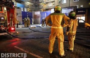 Grote brand uitgebroken in supermarkt Hildo Kroplaan Den Haag