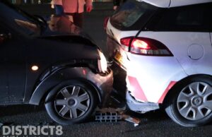 Flinke schade na kop-staart aanrijding op het Schenkviaduct Den Haag