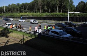 Meerdere gewonden bij kettingbotsing met zes auto’s A4 Rijswijk