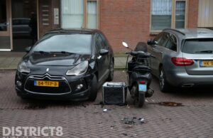 Scooterbezorger gewond na aanrijding met auto Westenbergstraat Den Haag