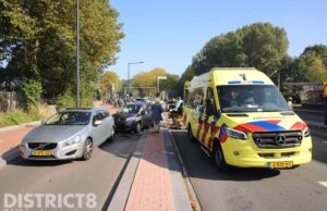 Flinke schade na ongeval Reinier de Graafweg Delft