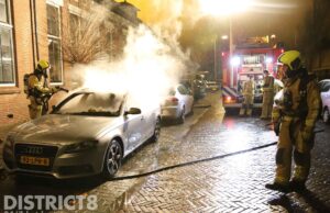 Brandstichting in geparkeerde auto Anjerstraat Poeldijk