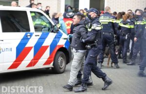 Veel aanhoudingen na bestorming OPCW gebouw Johan de Wittlaan Den Haag
