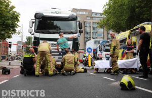 Ernstig ongeval met vrachtwagen Loosduinseweg Den Haag