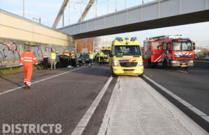 55-jarige man in ziekenhuis overleden na ongeval A12 Den Haag
