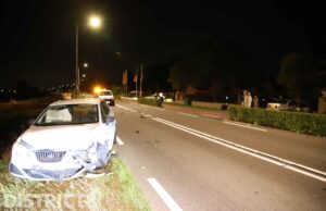 Enorme ravage na ongeval Katwijkerlaan Pijnacker