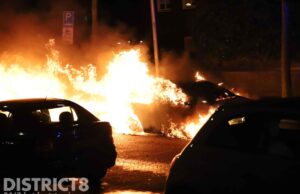 Twee auto’s uitgebrand na brandstichting Zilvermeeuwlaan Den Haag
