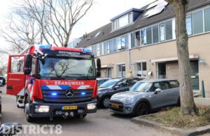 Gewonde na kleine brand in woning Bermudablauw Zoetermeer