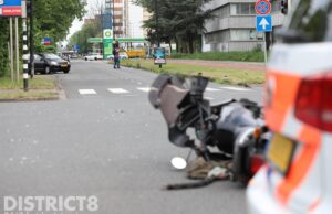 Automobilist vlucht na aanrijding met motorrijder Prinses Beatrixlaan Rijswijk