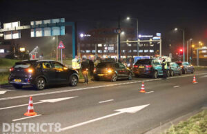 Lichtgewonden bij kettingbotsing Laan van Hoornwijck Den Haag