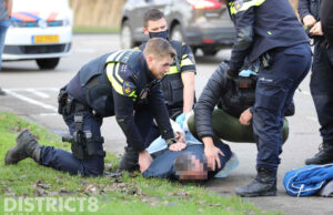 Winkeldief aangehouden; verdachte raakt onwel Arnostraat Den Haag