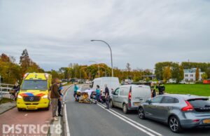 Gewonde en schade na kop-staart botsing Oude Veiling Maasland