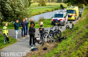 Persoon gewond door botsing tussen fietser en E-Kick step  Hodenpijlenpad Schipluiden