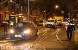 Meerdere gewonden bij eenzijdig ongeval Mathenesserlaan Rotterdam
