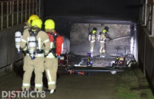 Treinverkeer plat door grote brand bij Rotterdam CS Stationsplein Rotterdam