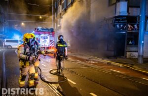 Grote brand in restaurant Goudse Rijweg Rotterdam