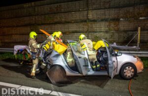 Gewonden en grote schade bij ernstig ongeval A20 Vlaardingen