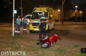 Scooterrijder zwaargewond bij ongeval Holysingel Vlaardingen