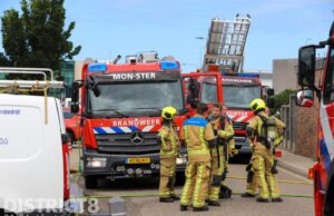 Brand na werkzaamheden aan dak Vlotlaan Monster