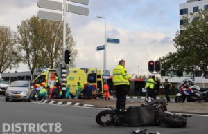 Ernstig ongeval nabij oprit snelweg ‘s-Gravelandseweg Schiedam