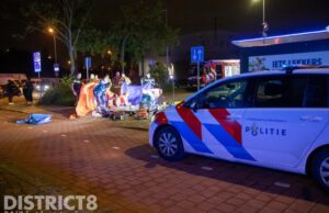 Fietser 350m meegesleurd en overleden na aanrijding door gestolen auto Nieuwe Damlaan Schiedam