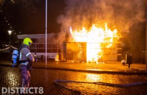 Restaurant gaat in vlammen op Westhavenkade Vlaardingen