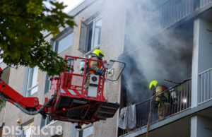 Persoon overleden na uitslaande brand in flatwoning Jongkindstraat Maassluis