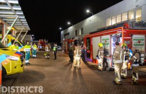 Massale inzet voor brand in het Franciscus Gasthuis ziekenhuis Kleiweg Rotterdam