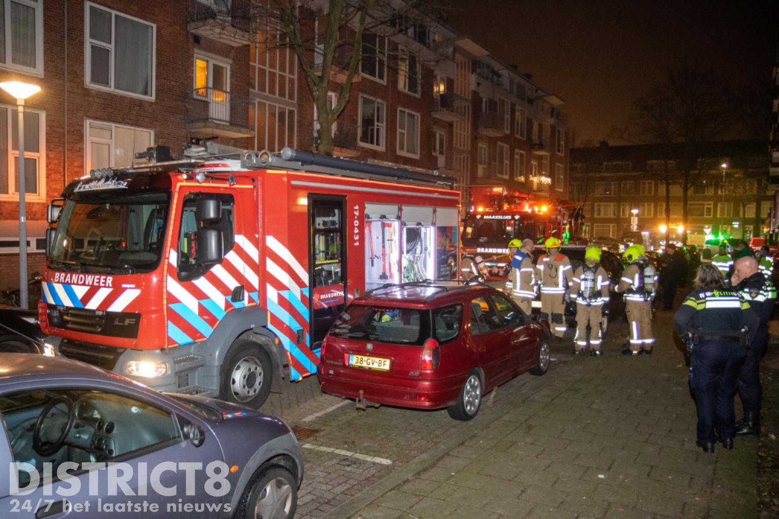 Man Gewond Bij Forse Brand In Woning Hekbootstraat Rotterdam District8 Net