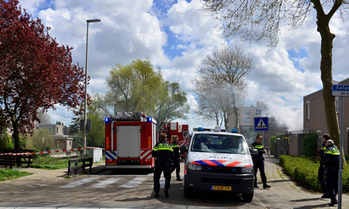 28 april Frituurpan vliegt in brand in schuur Safarigeel Zoetermeer