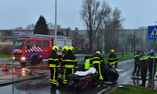 24 december Vrouw gewond na eenzijdig ongeval Van Stolberglaan Zoetermeer