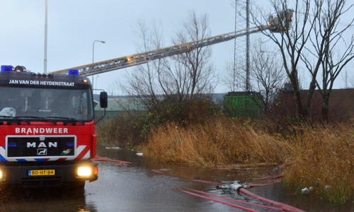 24 december Dak van boerderij in brand Zoetermeerselaan Bleiswijk