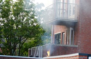 Gewonde bij woningbrand in Katwijk