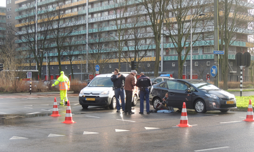 27 januari Fietser aangereden door automobilist Delft