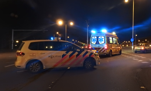 20 februari Aanrijding tussen een fietser en personenauto Veluweplein Den Haag