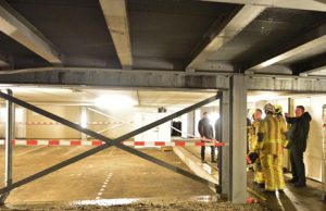 3 december Parkeergarage afgesloten door instoringsgevaar Quirinagang Zoetermeer