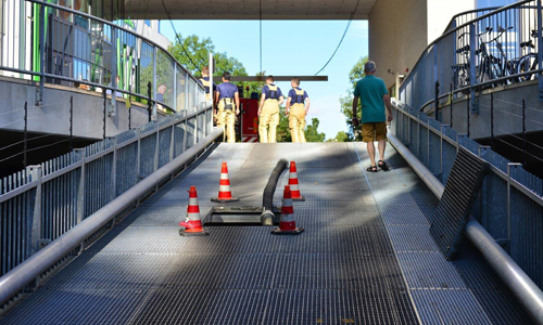 5 augustus Flinke wateroverlast door leiding breuk J.L. van Rijweg Zoetermeer