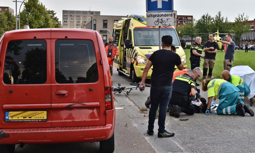 21 september Fietser zwaargewond bij aanrijding Willem Dreeslaan Zoetermeer