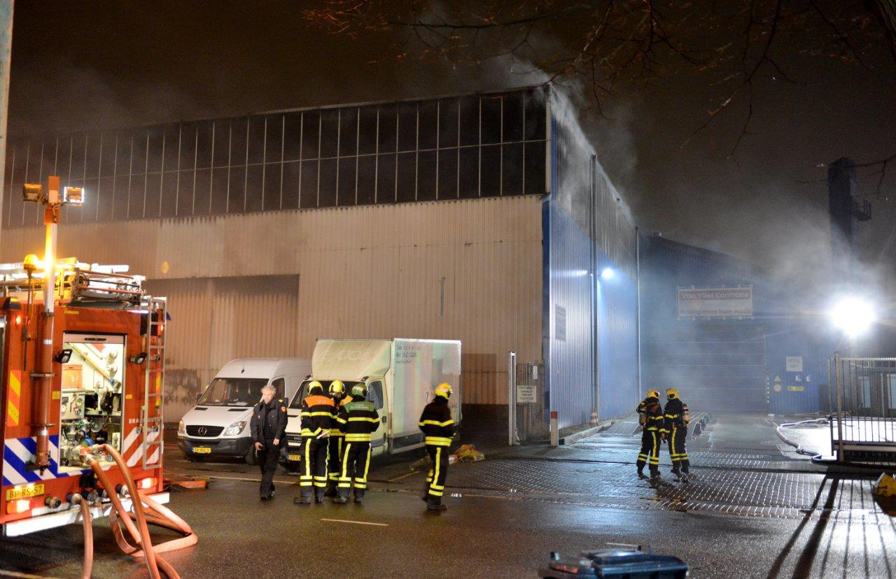 31 december ‘Zeer Grote Brand’ bij Van Vliet Contrans Zonweg Den Haag
