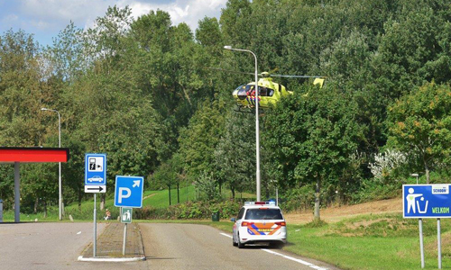 3 september Rendez vous tussen ambulancedienst en traumahelikopter A12 Zoetermeer