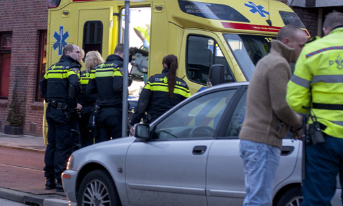 14 januari Motoragent komt ten val Escamplaan Den Haag