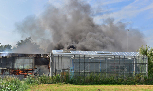 23 augustus Veel brandweer voor brand in schuur Noordeindseweg Berkel en Rodenrijs