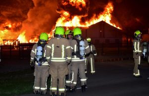 Zeer grote brand in loods Merenweg Bleiswijk